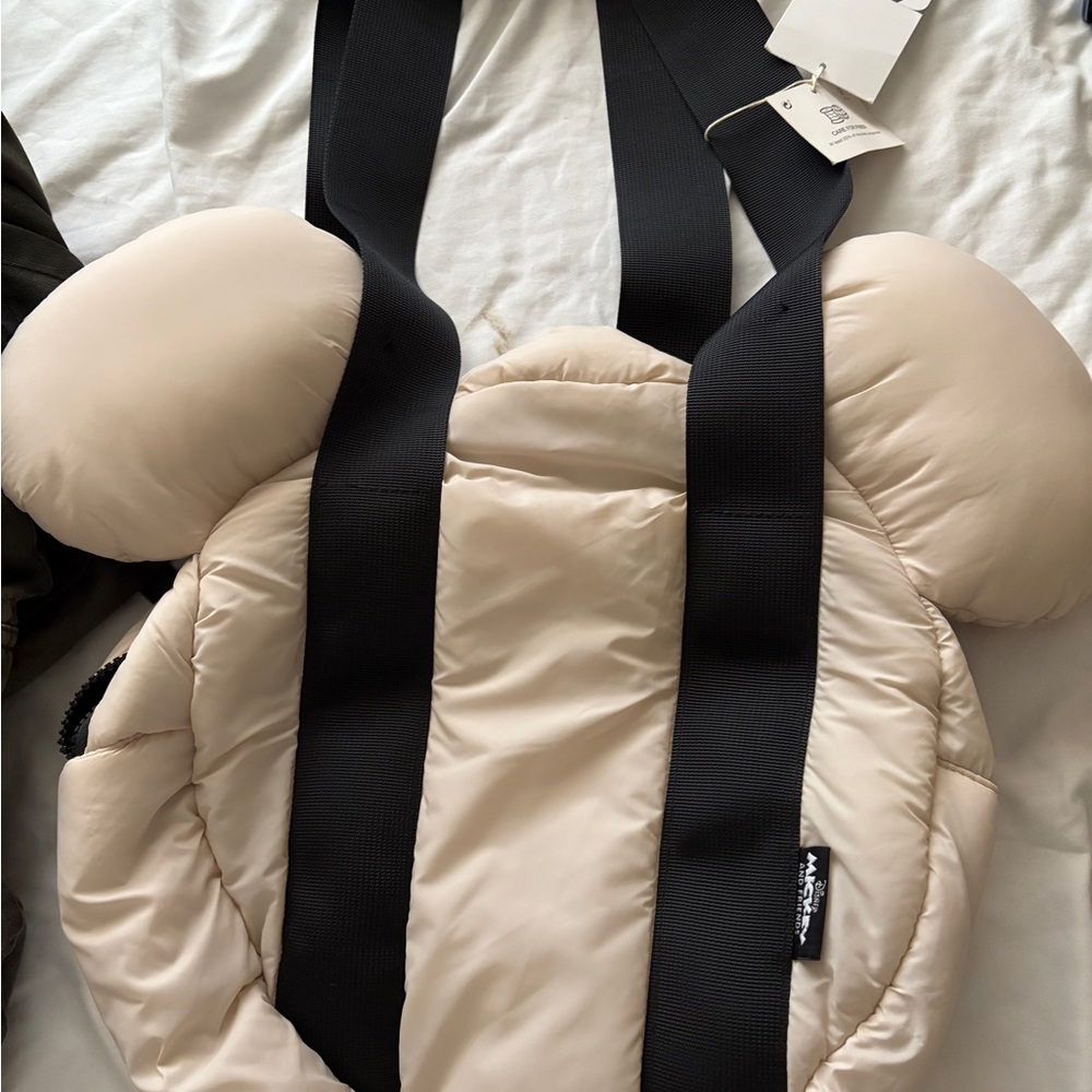Zara Mickey Cream and Black Women's Bag